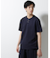 ジャージーサッカーヘンリーネックTシャツ 半袖