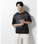 ブロックチェックニットTシャツ 半袖