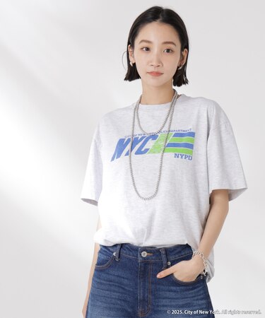 GOOD ROCK SPEED／NYC Tシャツ アッシュ