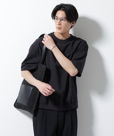 エアリーストレッチ布帛Tシャツ