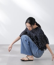 Healthy DENIM／別注 Pink Pepper Midrise ワイドデニム