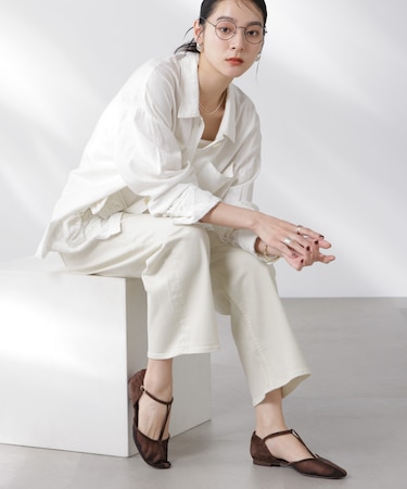 Healthy DENIM／別注 Pink Pepper Midrise ワイドデニム