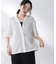 made in india カットワークジャカードシャツ(セットアップ可)