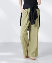 タックイージーセンタープレスストレートパンツ