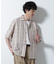 Fabric by INDIA オールドライクマドラスチェックシャツ 半袖