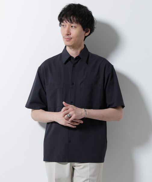 DotAir(R)ミニホールストレッチシャツ半袖／吸水速乾(セットアップ可)