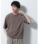 フェイクレイヤードキーネックTシャツ 半袖
