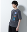 「A-C-Z」ピグメントグラフィックTシャツ 半袖