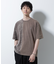｢A-C-Z｣2トーンピグメントTシャツ 半袖