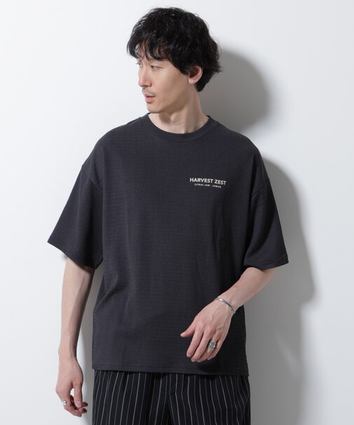 楊柳プリントTシャツ 半袖