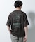 楊柳プリントTシャツ 半袖