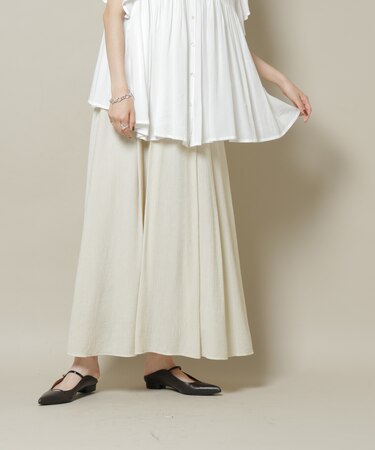 楊柳タックフレアスカート