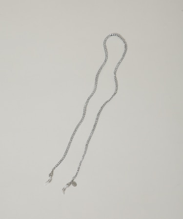 HASHIBAMI／ハート型4mm シルバー グラスチェーン