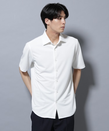 「N SHIRTS」 AERO FREEZE 鹿の子シャツ