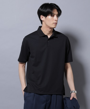 「N POLO」 AERO FREEZE 鹿の子ポロシャツ