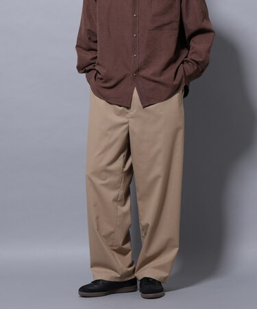 「大人のワイドパンツ」TWソロテックスワイドイージースラックス