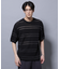 ブークレーラメボーダー ニットTシャツ