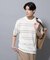 ブークレーラメボーダー ニットTシャツ