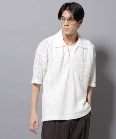 メッシュラッセル スキッパーポロ