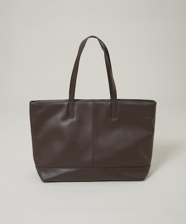 WEB限定／シンセティックレザートートバック