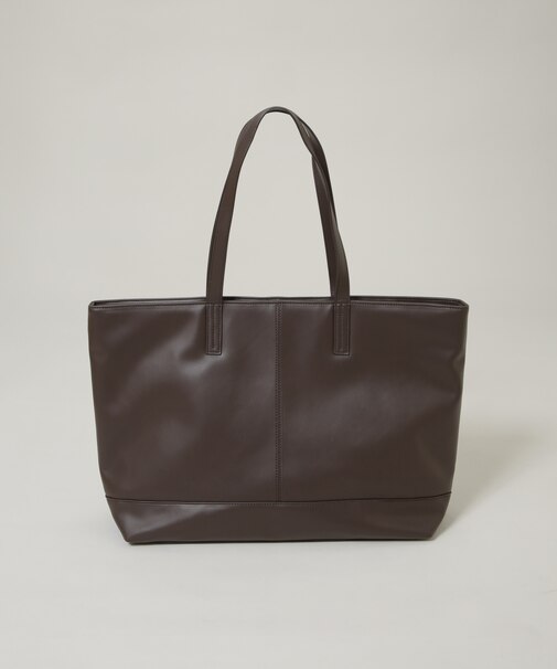 WEB限定／シンセティックレザートートバック