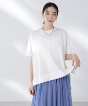 NANOFINE強撚コットンワイドTシャツ