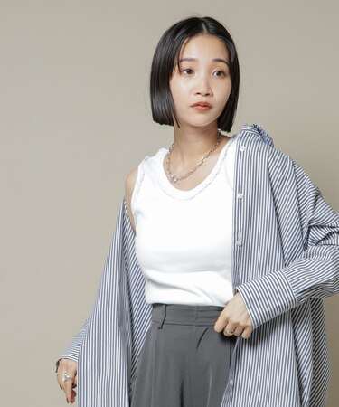 レーストリミングタンクトップ