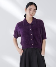BAUM UND PFERDGARTEN／Furry Knit カーディガン