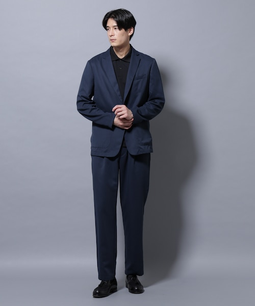 ナノユニバース スーツセットアップ 黒 リネン 本切羽 Mサイズ NANO universe（ナノ・ユニバース）のスーツランキング｜【公式】通販