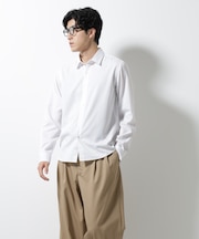 スタンダードレギュラーカラーシャツ／長袖