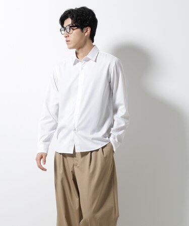 スタンダードレギュラーカラーシャツ／長袖