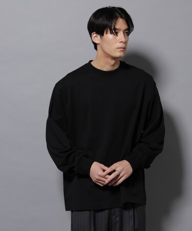 ビックシルエットワンポイントTシャツ 長袖