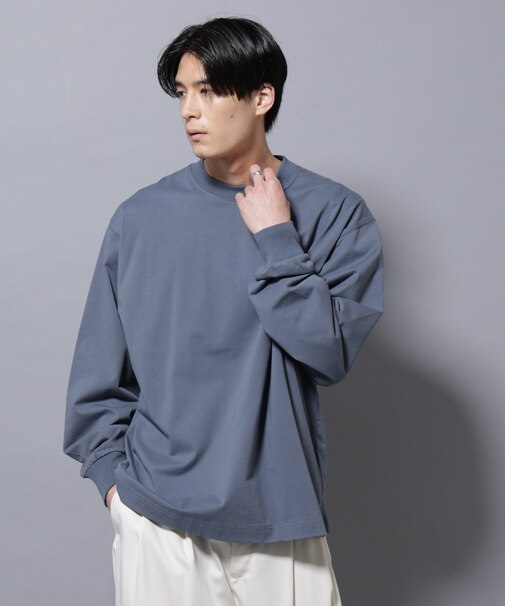 ビックシルエットワンポイントTシャツ 長袖