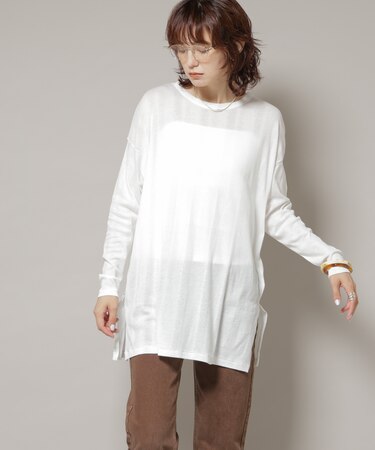 Robert P. Miller／Light Prib Crew L／S tee