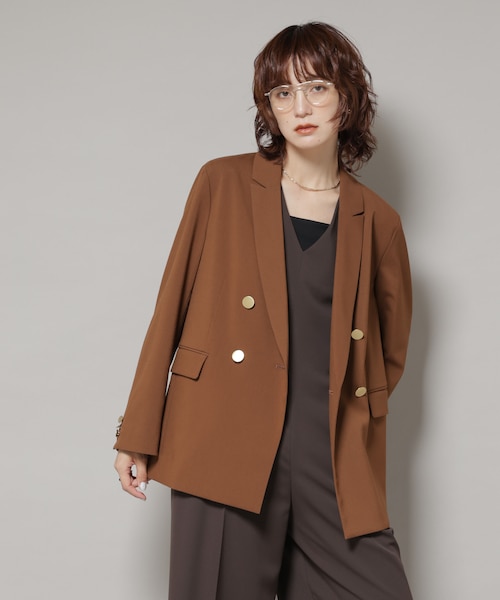 ドライウェザーストレッチダブルジャケット(セットアップ可)｜ナノ