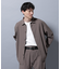 ストレッチワイドシャツブルゾン(セットアップ可)