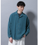 シースルーチェックシャツ 長袖