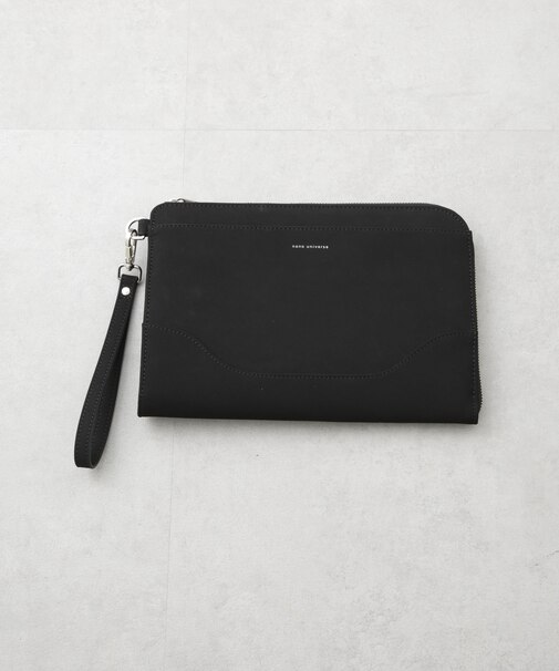 フェイクスエードクラッチバッグ