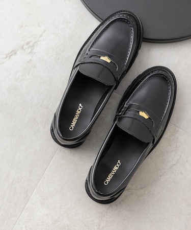 CAMINANDO／別注 ALMOND TOE PENNY LOAFERS