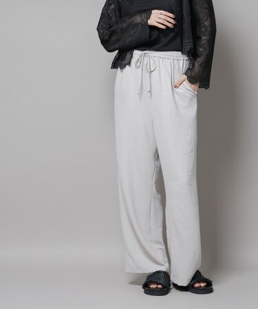 イージードロストワイドパンツ(セットアップ可)