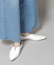 Vカット2wayフラットシューズ