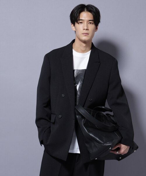 Reflax(R) ダブルクロスウェザーダブルブレストジャケット