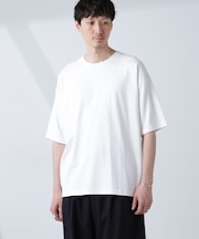 WEB限定／Anti Soaked(R)  汗染み防止 クルーネック ビッグシルエットTシャツ