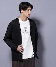 フェイクスエードトッパーカーディガン