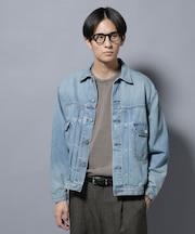 AUTHENコラボ SILKNIZED DENIM トラッカージャケット(セットアップ可)
