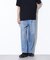 AUTHENコラボ SILKNIZED DENIM ワイドレッグ(セットアップ可)