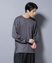 MIYATA×NANO JAPAN MADE キュプラ混 Tシャツ 長袖