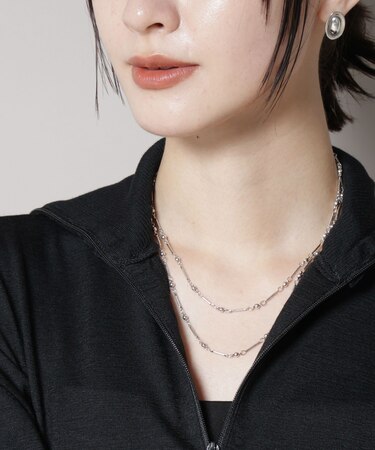 PHILIPPE AUDIBERT／Garnet double necklace