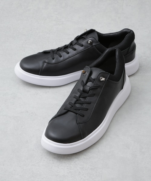 N SERIES」アクティブレザースニーカー×BMZソール｜ナノ・ユニバースの