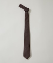 京都西陣ウォッシャブルヘリンボーンソリッドネクタイ